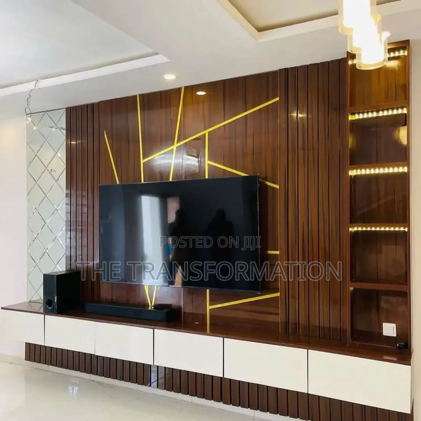 Tv Console With Glass