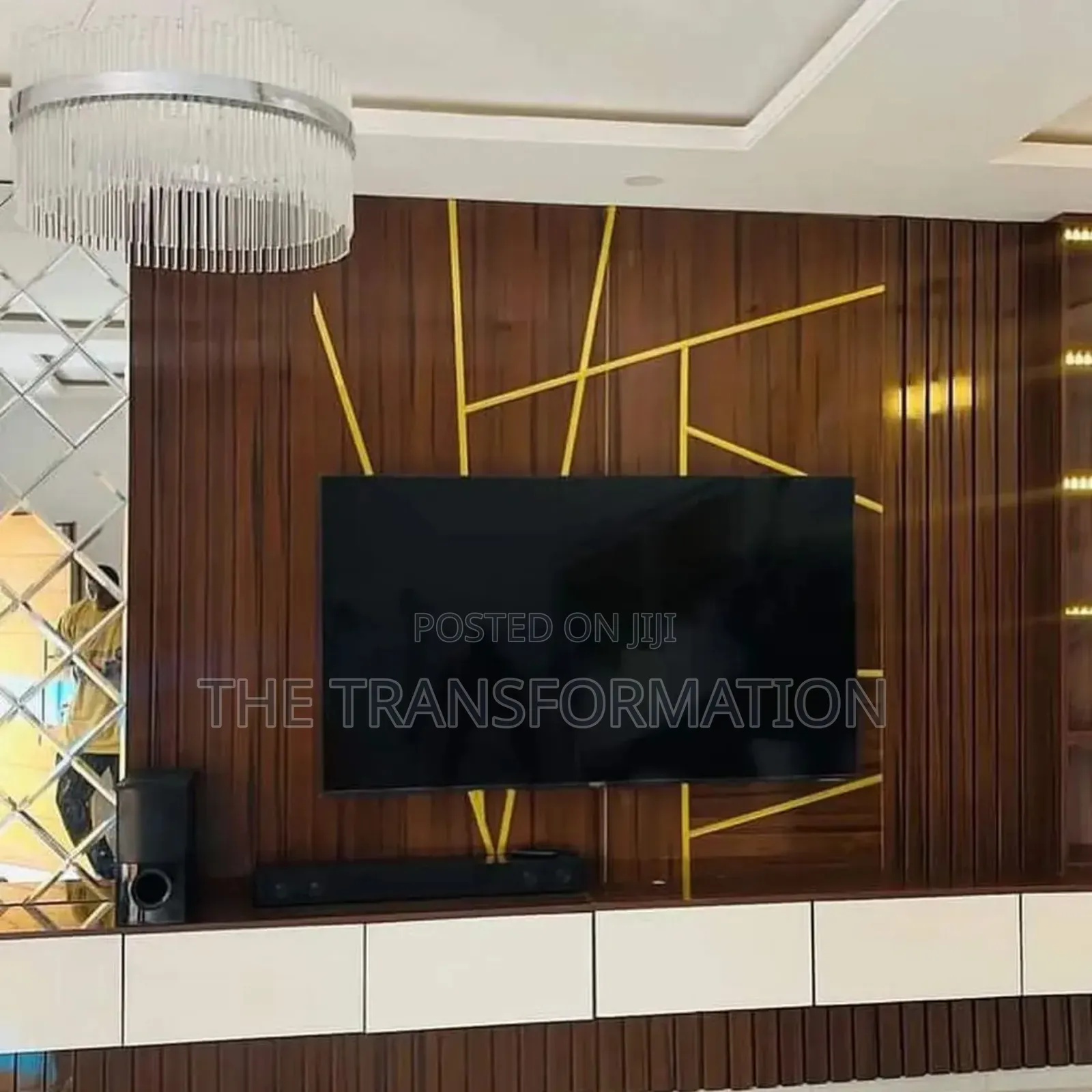 Tv Console With Glass