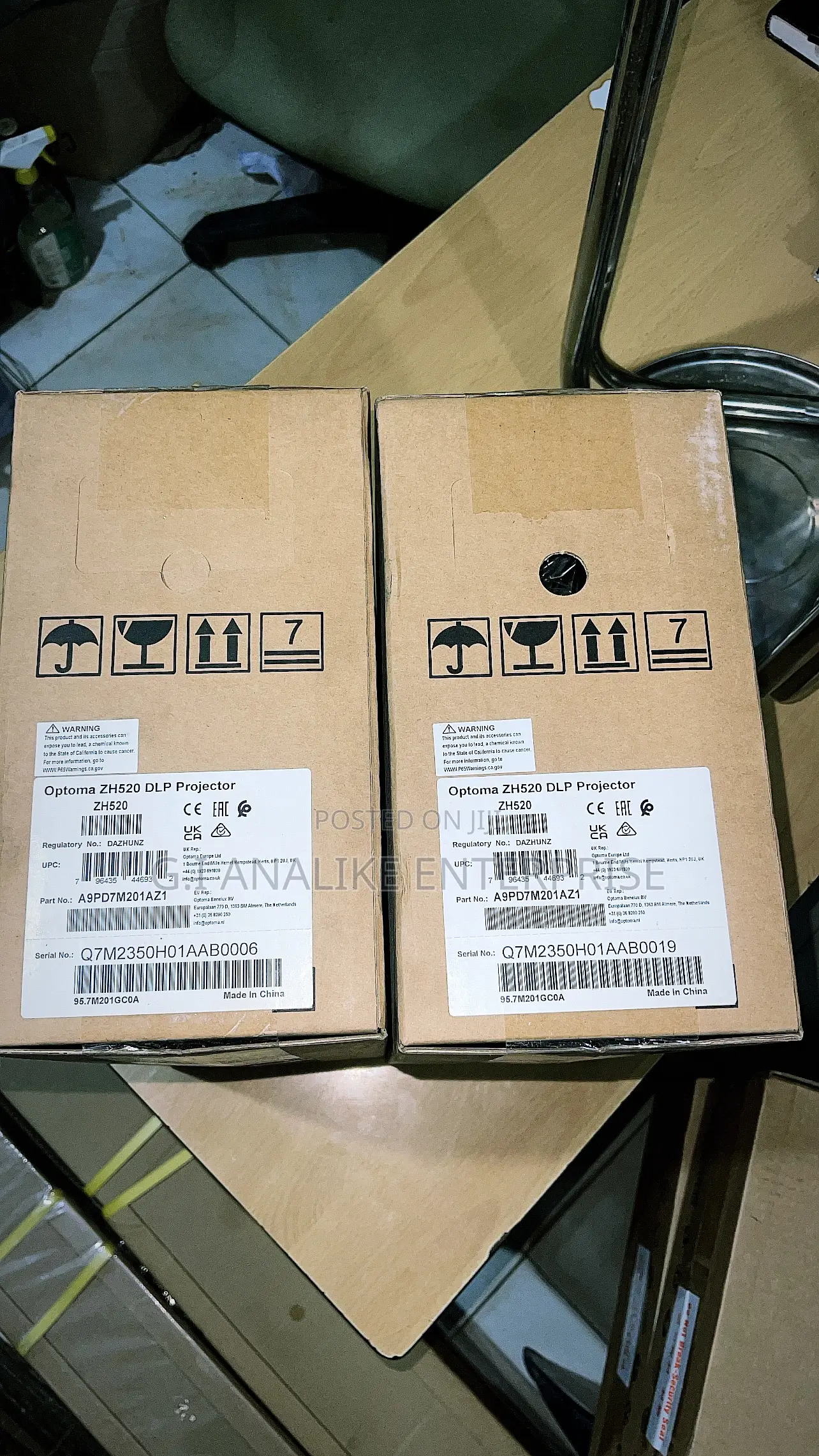 Optoma ZH520 5500 Lumens Laser Projector For Big Venue