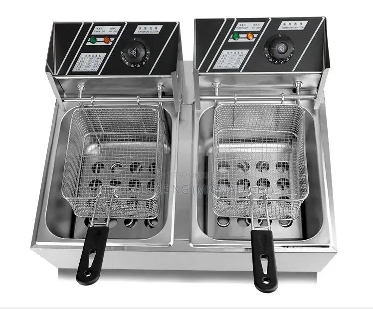Table Top Electric Deep Fryer (16L)Kitchen Double Deep Fryer