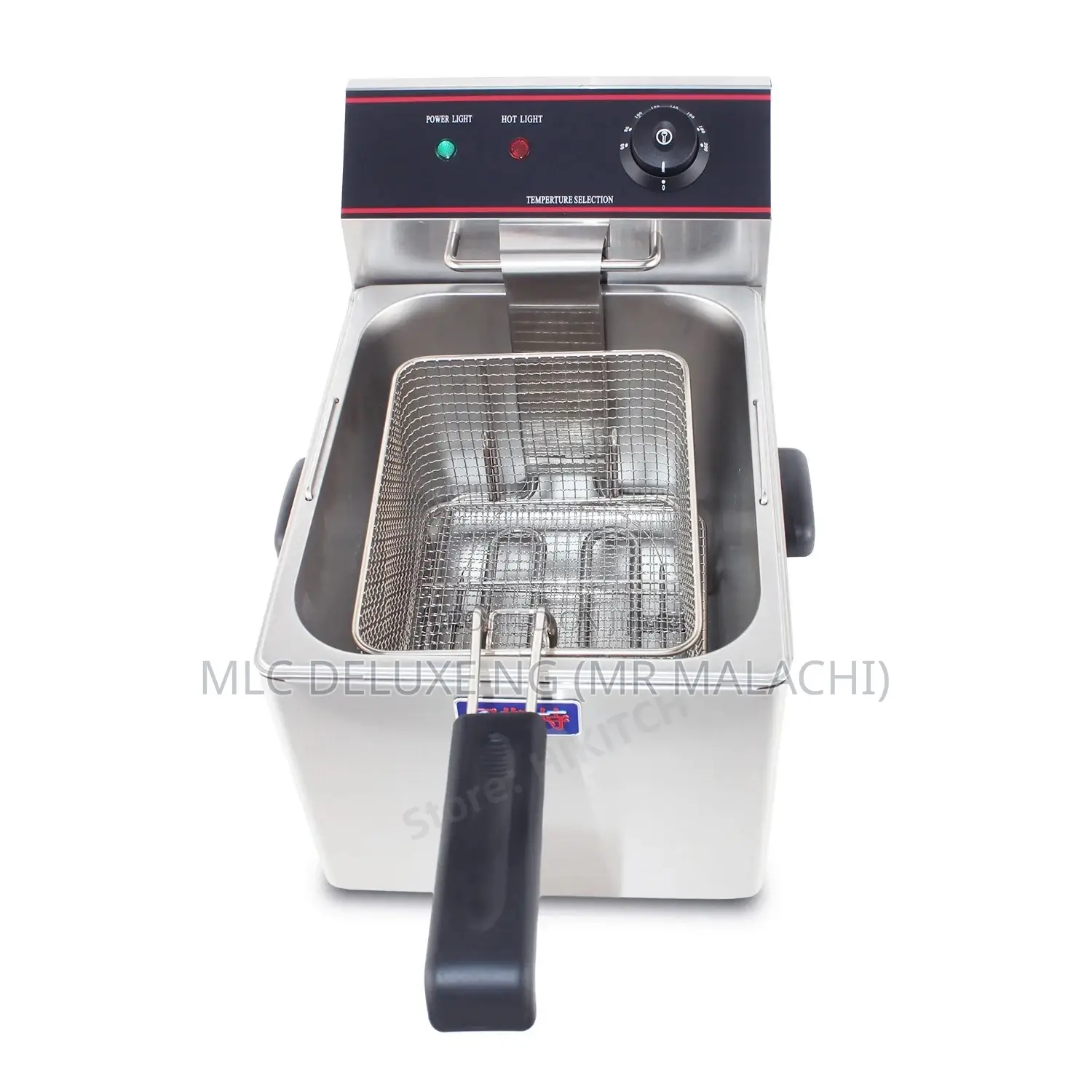 Single Tank Electric Kitchen Deep Fryer (Stainles)Chip Fries
