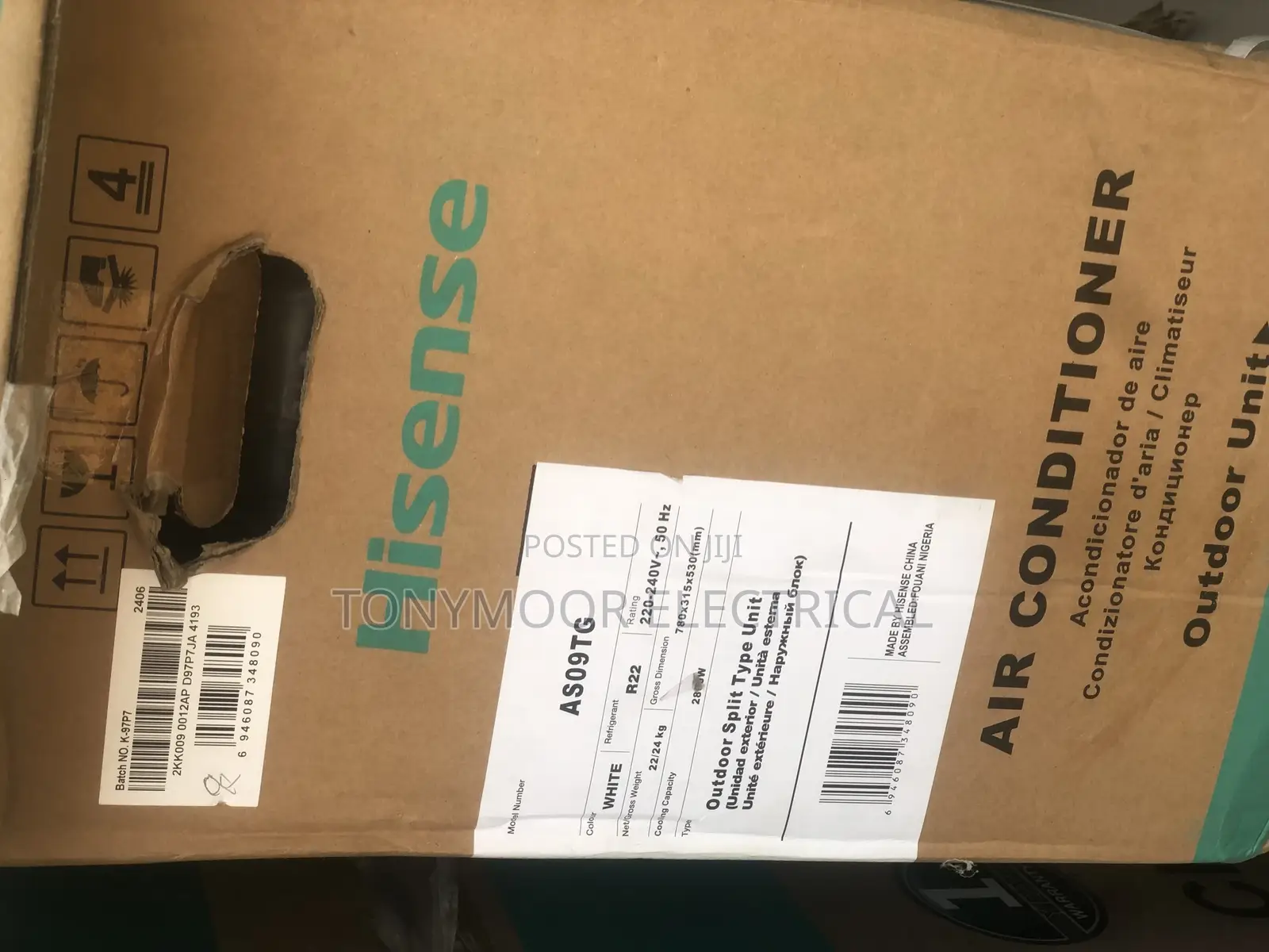 2800 Cooling Capacity Hisense Air Conditioner