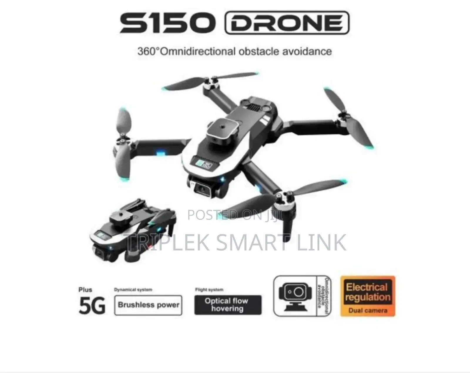 S150 Obstacles Avoidance Dual Camera Drone