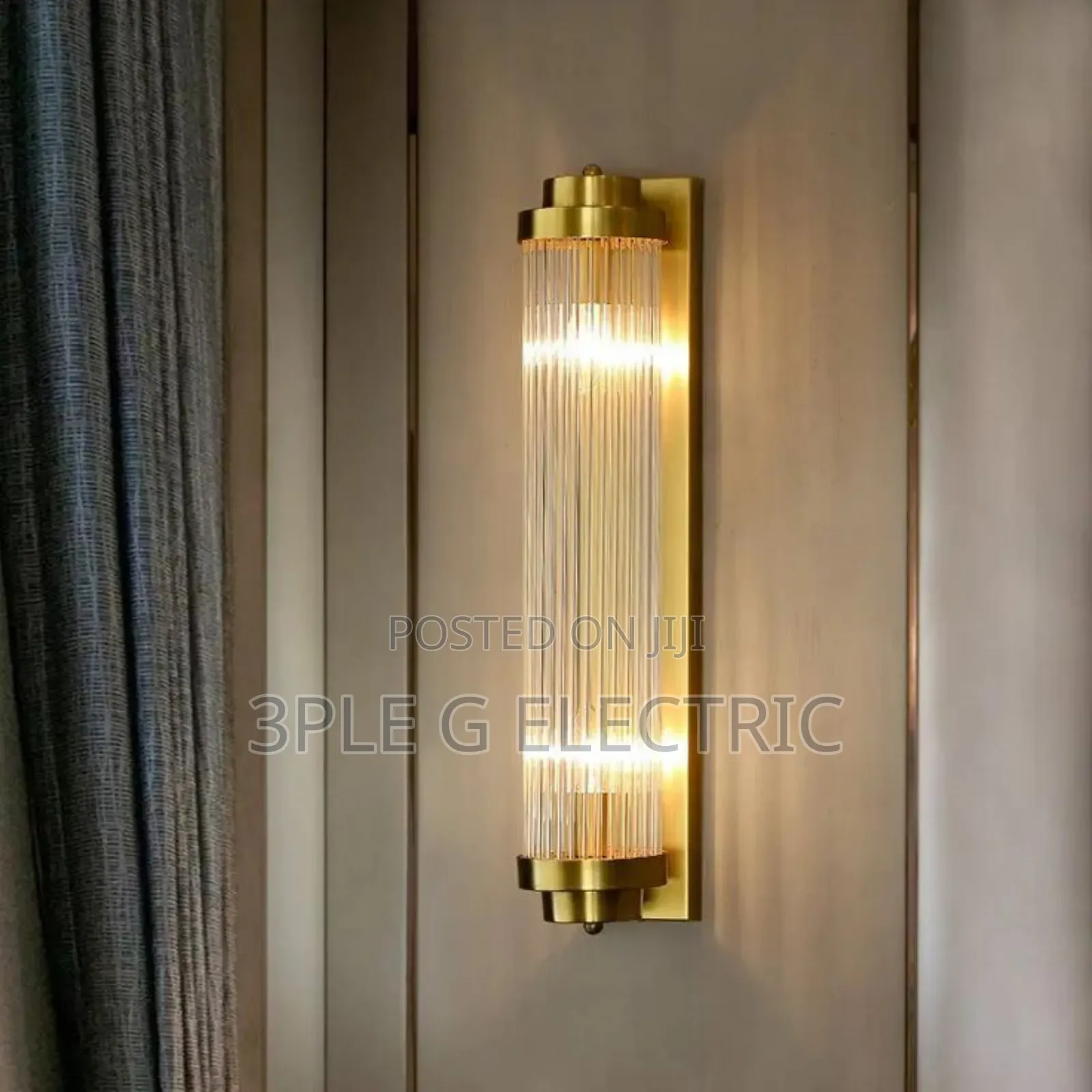Crystal Gold Wall Lamp