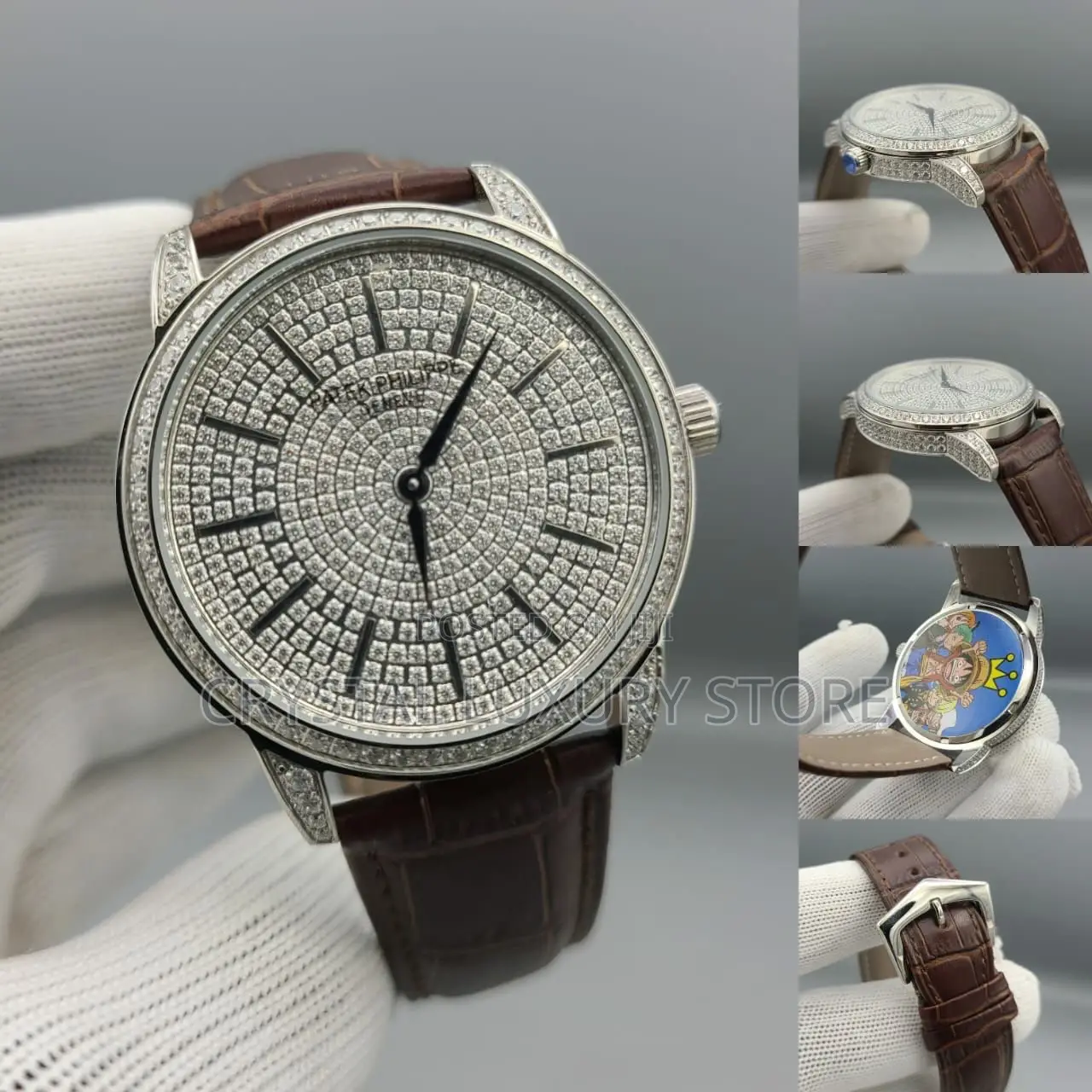 Audemars Piguet Quality Luxury Men Genuine Leather