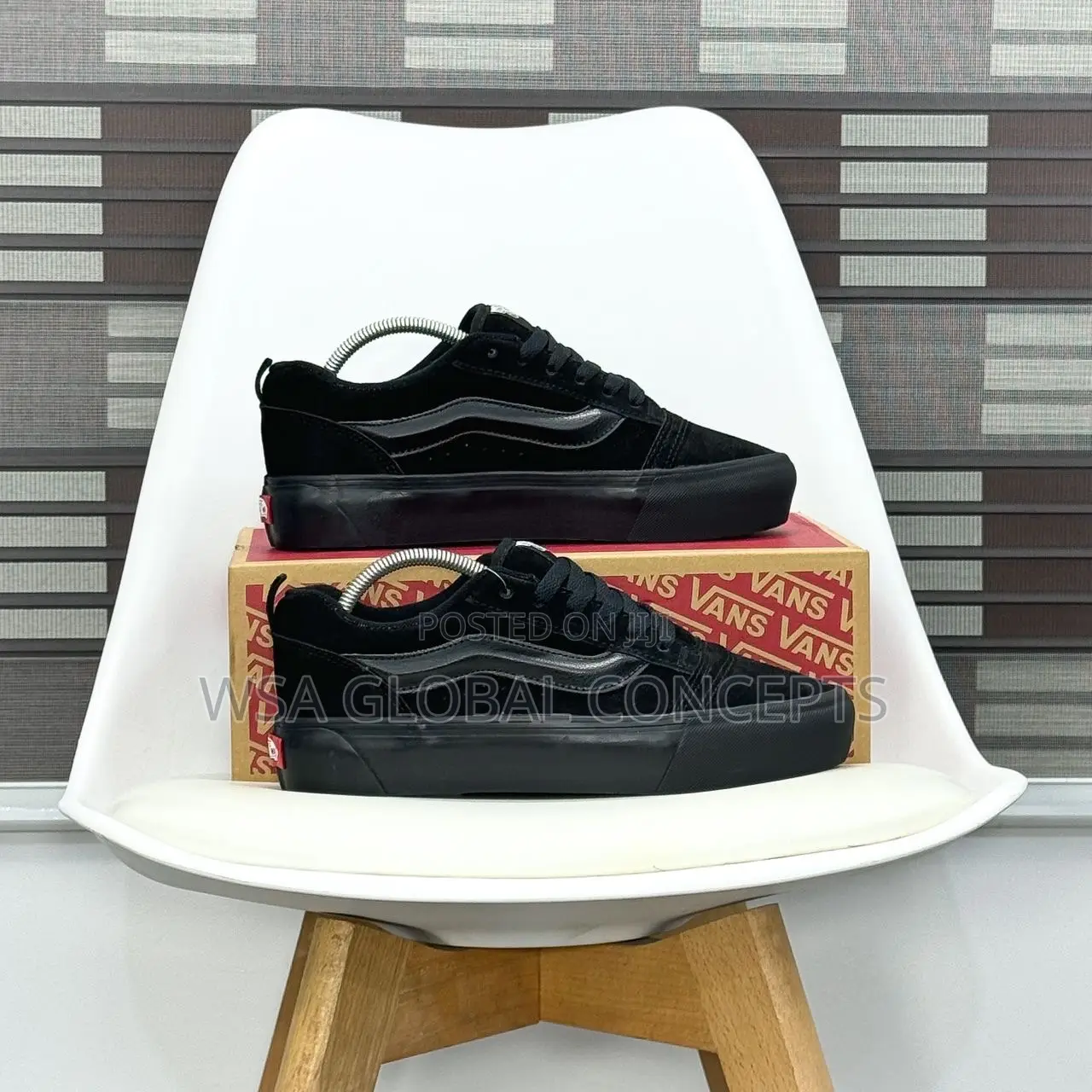 Vans Knu Skool High Sole Triple Black