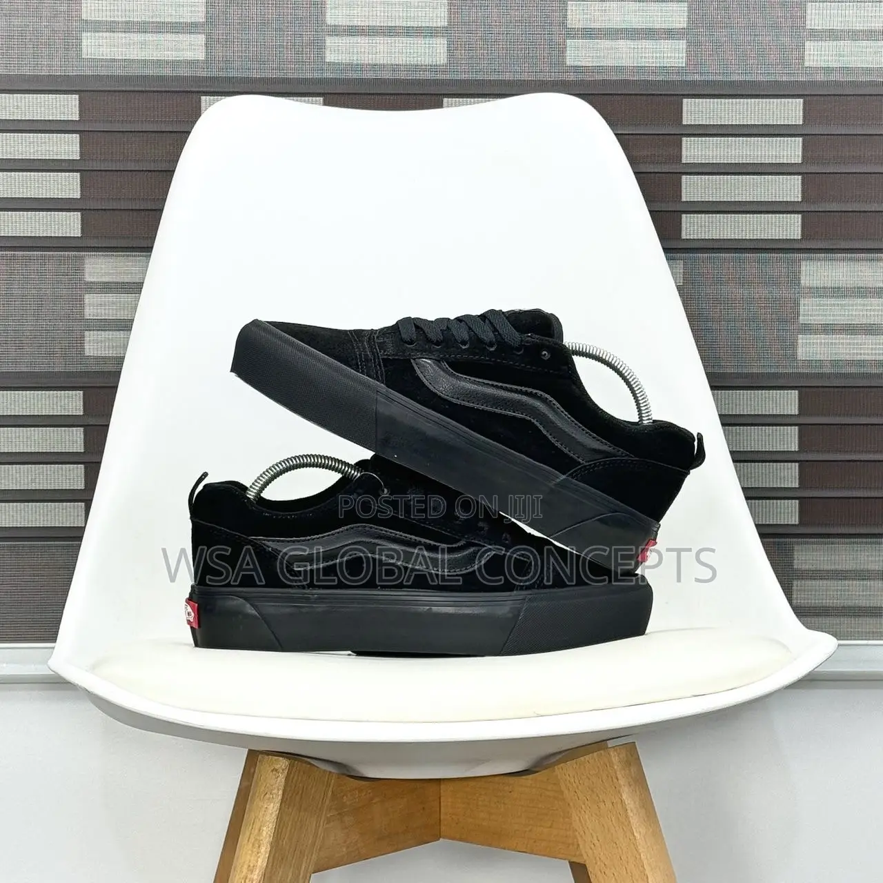 Vans Knu Skool High Sole Triple Black