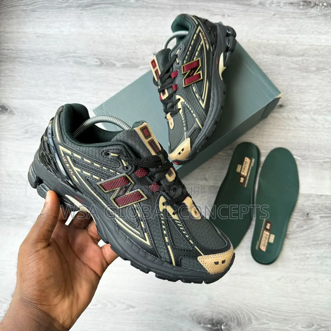 Kith X New Balance 1906R Black Green