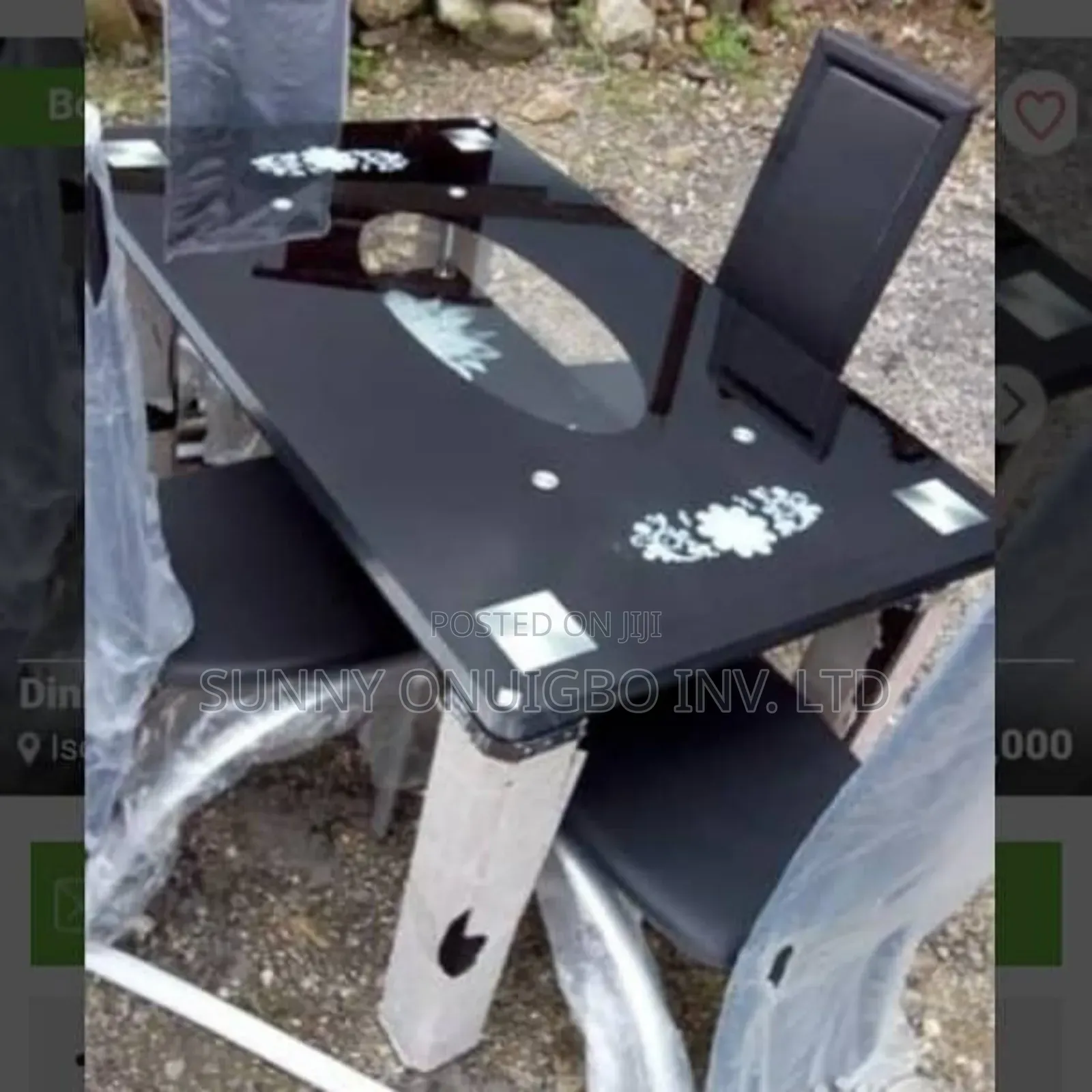 Glass Dinning Table and Chairs in Abeokuta Ogun State