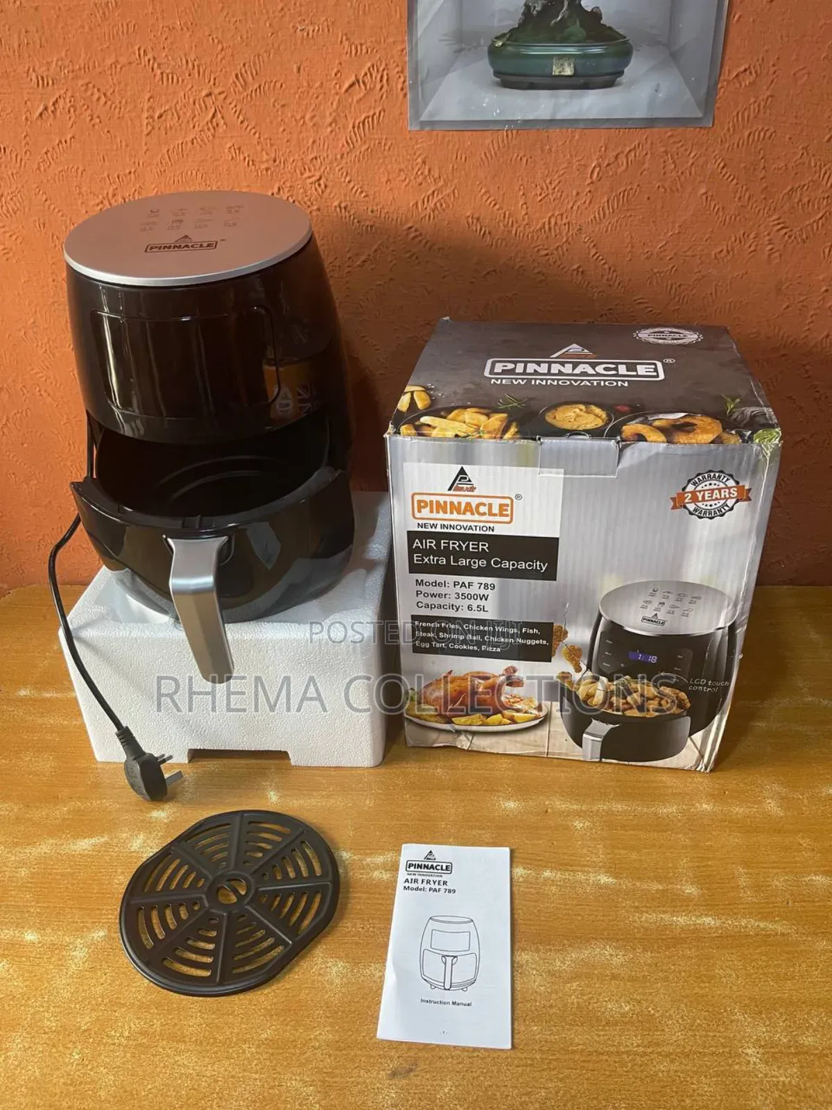 6.5L Pinnacle Touch Screen (2800W) Electric Air Fryer