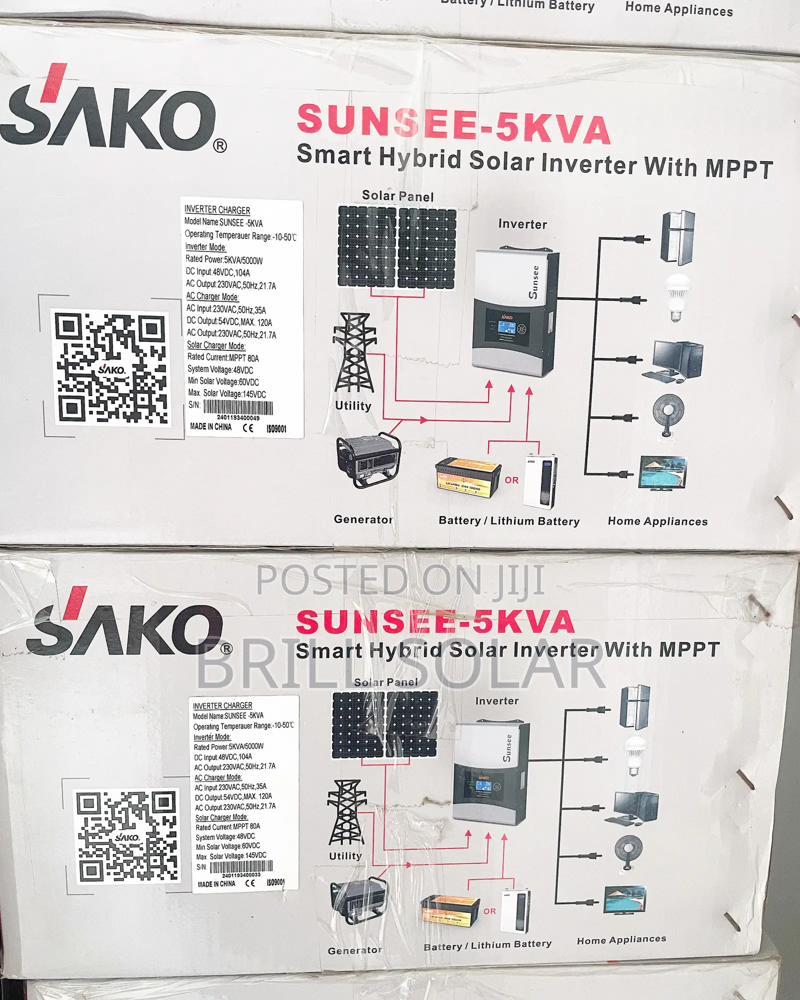5kva-48v Sako Pure Sine Wave Hybrid Inverter