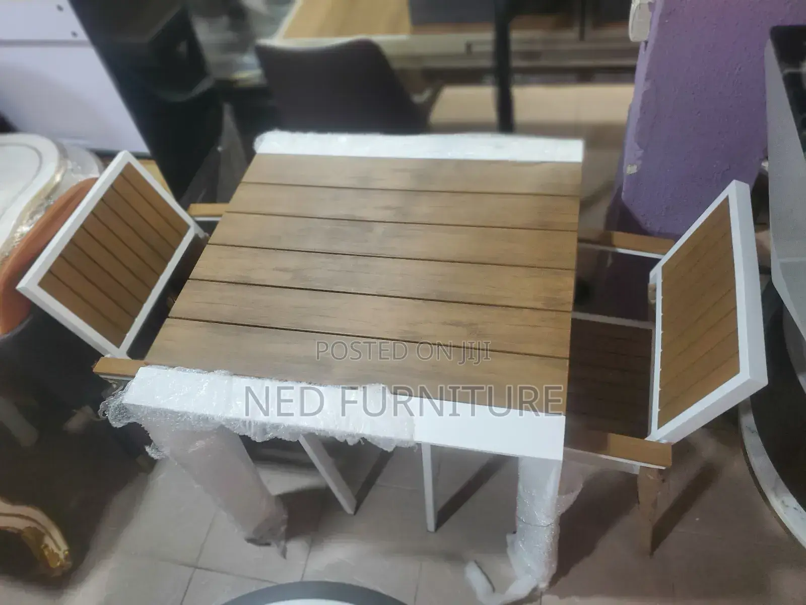 Outdoor Iron Chair by 4 Seaters