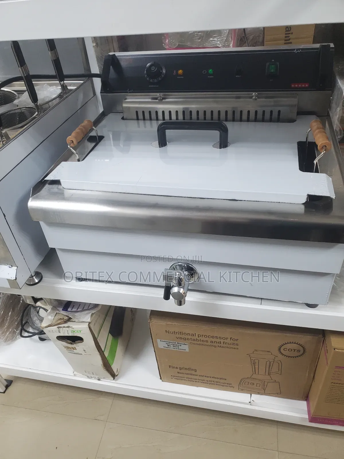 Industrial Electric Deep Fryer 20l Single Basket and Tap