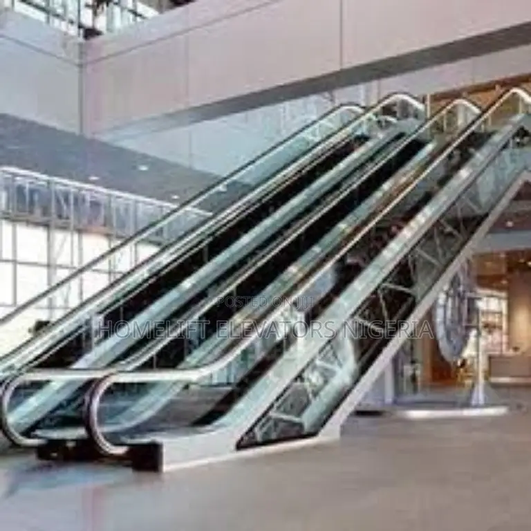 Moving Upward Escalator, Shopping Malls