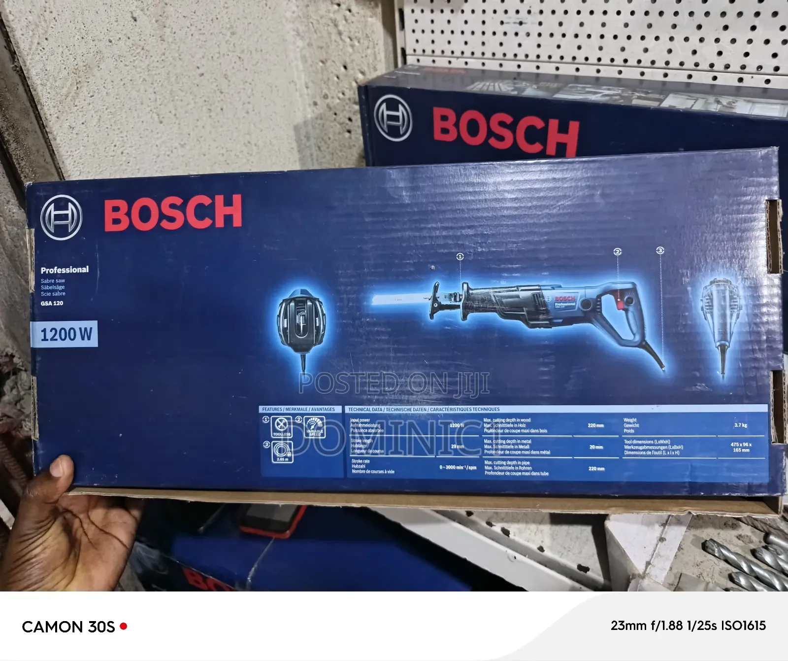 Saber Saw Bosch 1200watt