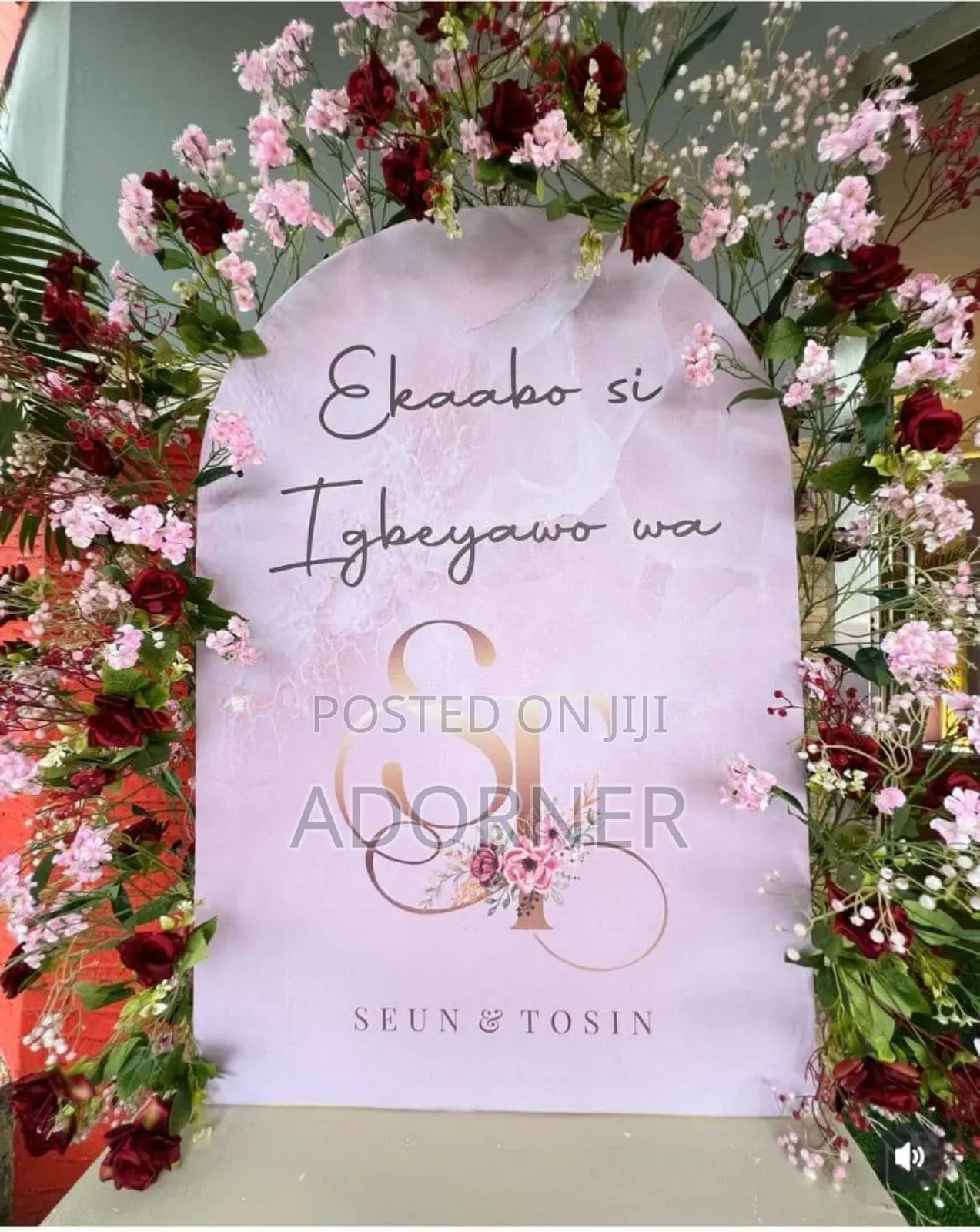 Unique Reception Decorations