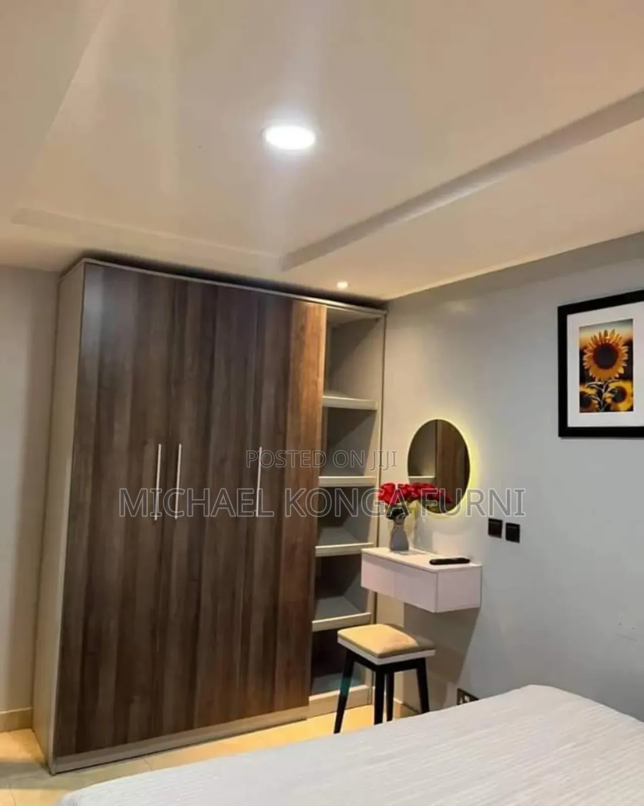 Wardrobe With Dressing Mirror