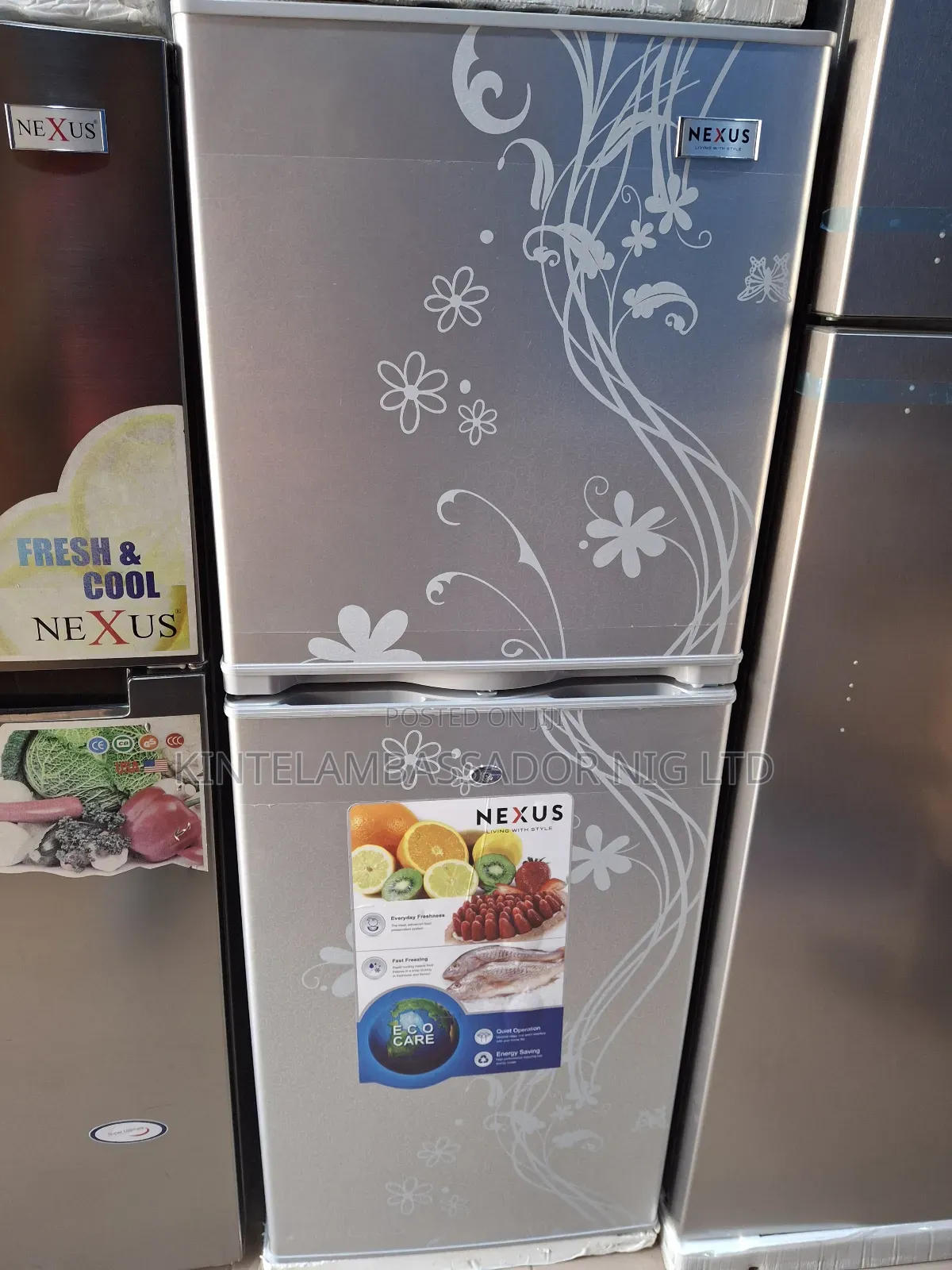 Nexus Double Door Fridge Ns245 -215l