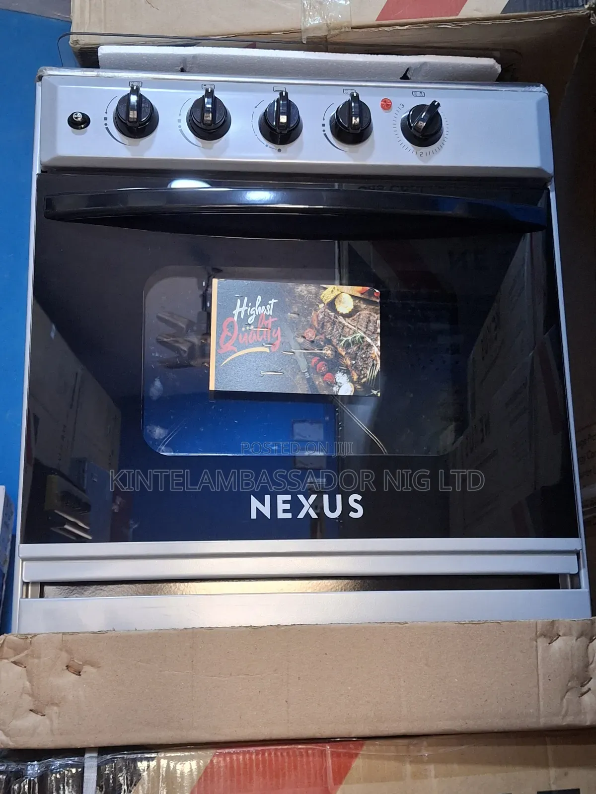 Nexus Standing Gas Cooker - 3 + 1