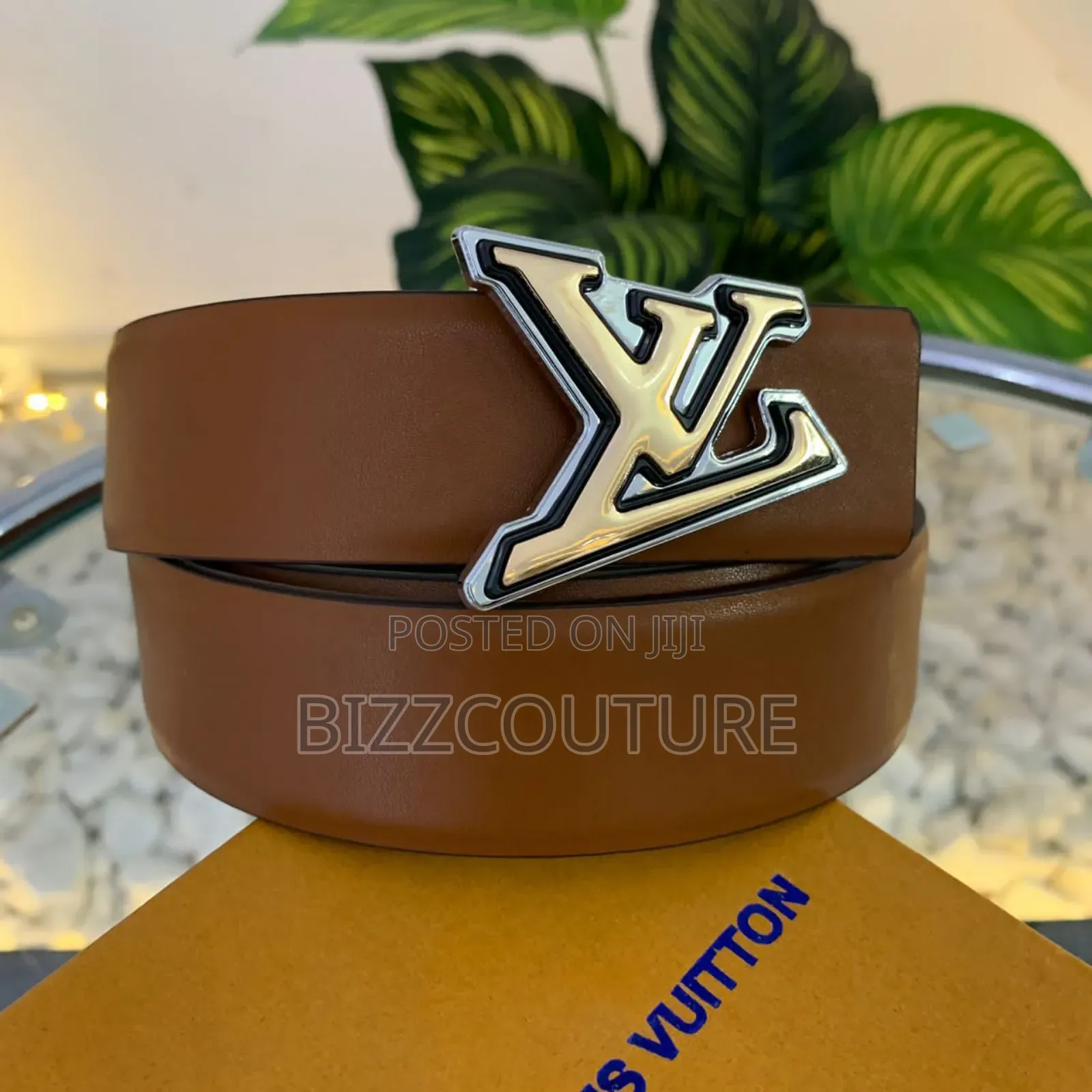 Original Louis Vuitton Leather Belts Available in Store