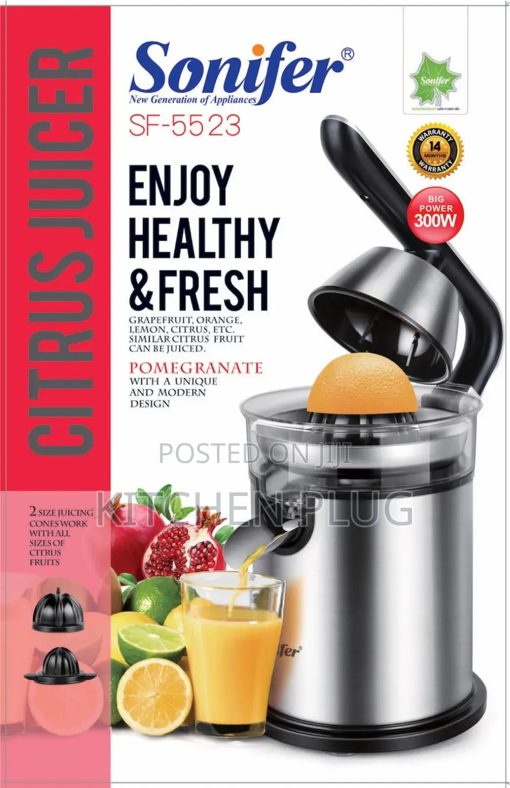 Sonifer Electric Citrus Juicer 300W
