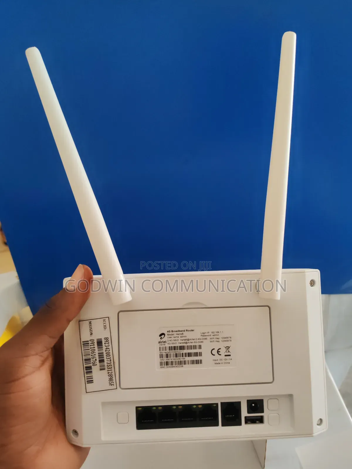 Airtel Router Hertz6 Internet Wifi With Free Unlimited Data
