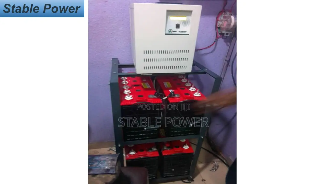 10kva Pure Sine Wave Inverter With 4 Tubular Batteries
