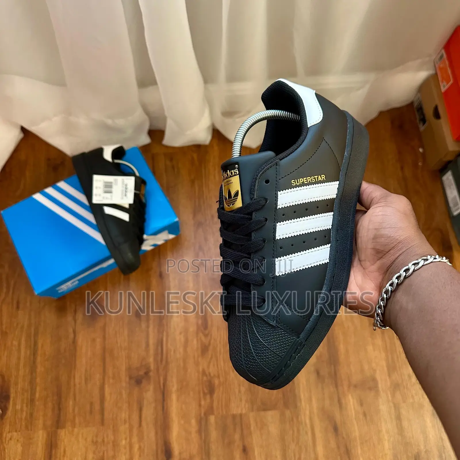 Original Adidas Superstar Foundation Classic Black Sneakers