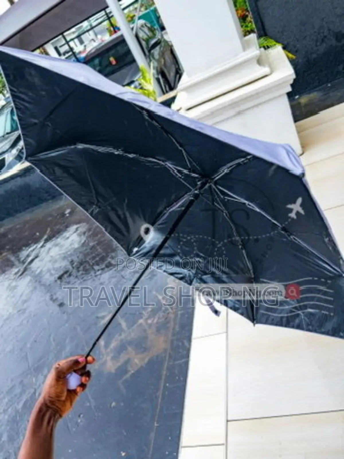Compact Travel Umbrella With Uv SPF Protection .