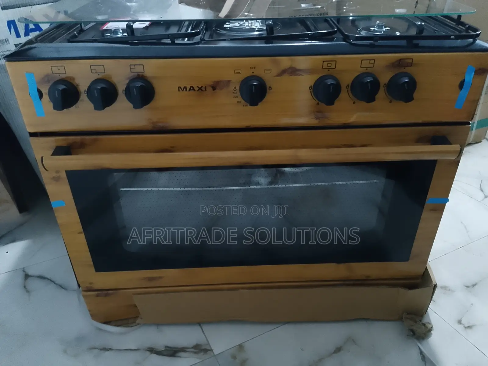 Cost - Effective Maxi 5 Gas Burner Wood Finishing