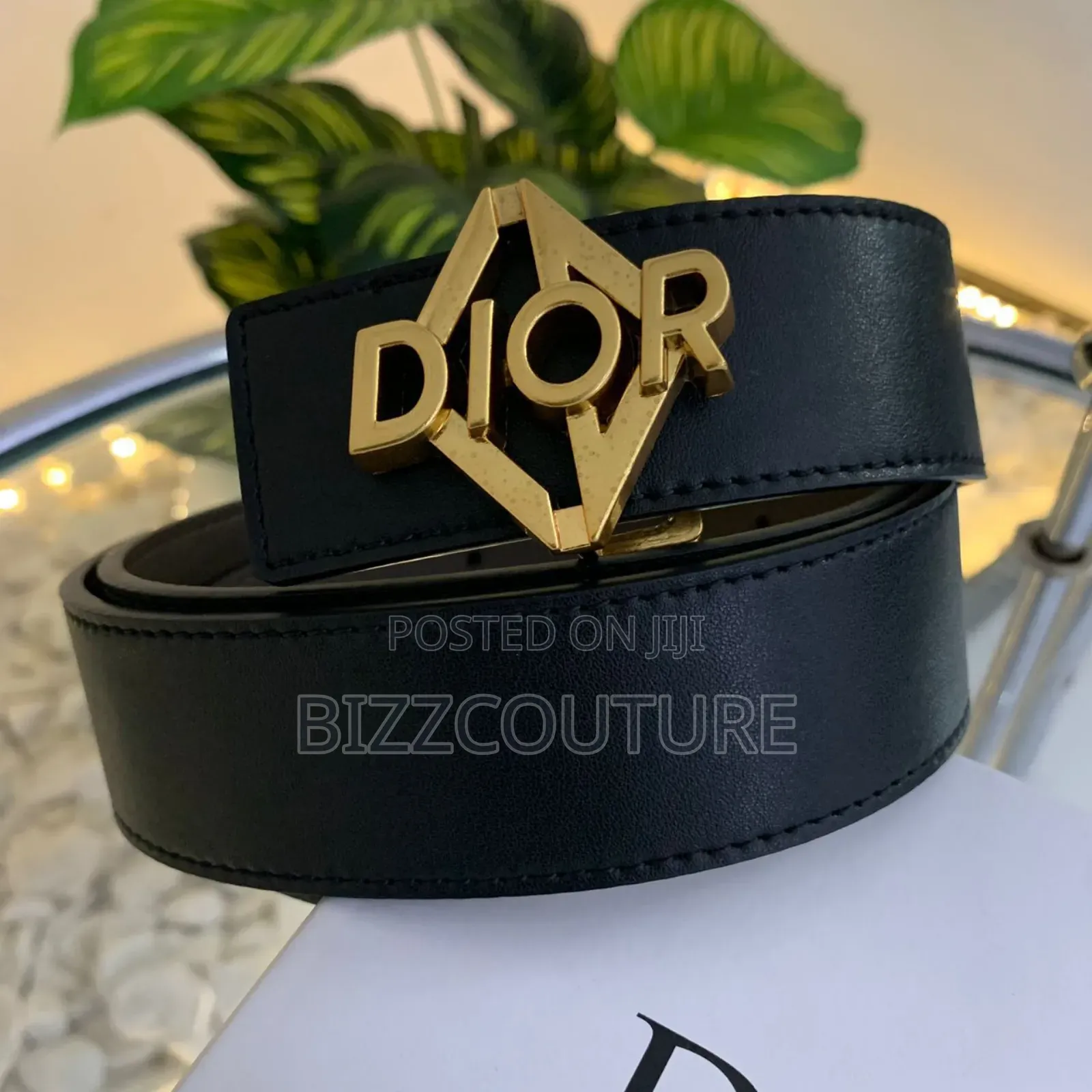 Original Dior Leather Belts Available in Store