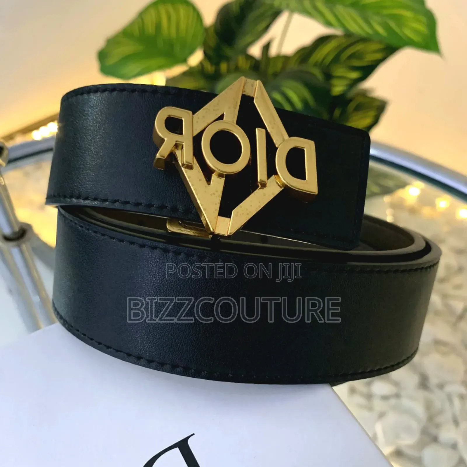 Original Dior Leather Belts Available in Store