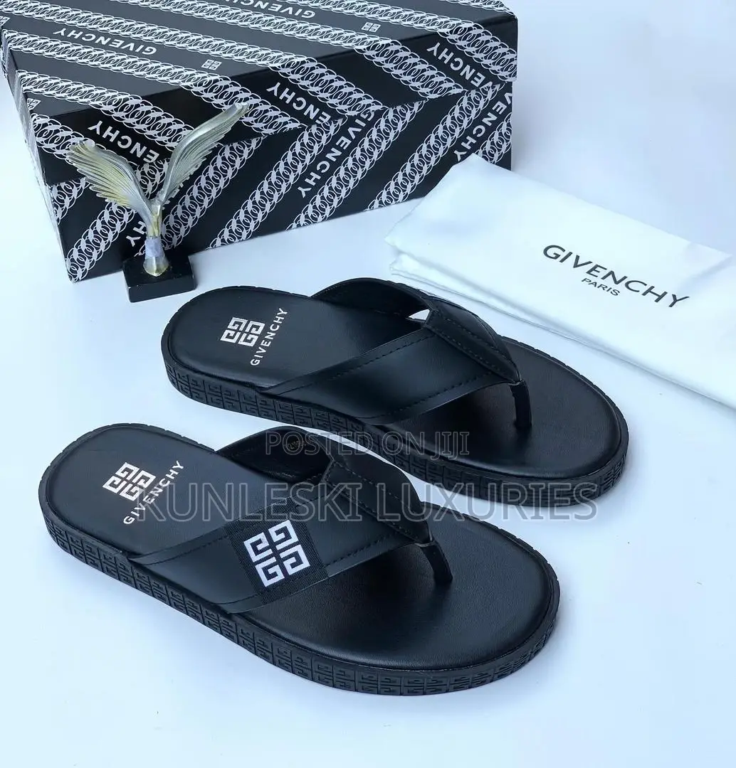Original Givenchy Men Leather Slippers