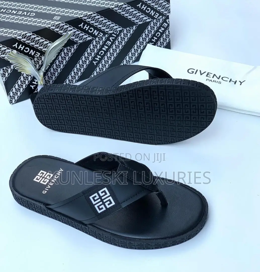 Original Givenchy Men Leather Slippers