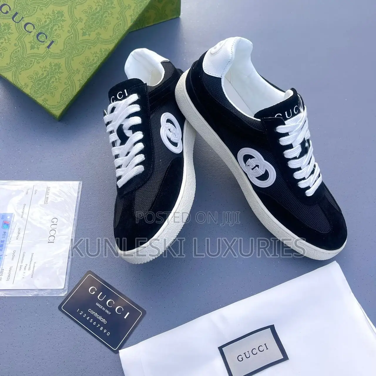 New Gucci_g74 Logo Suede Low-Top Sneakers Collections