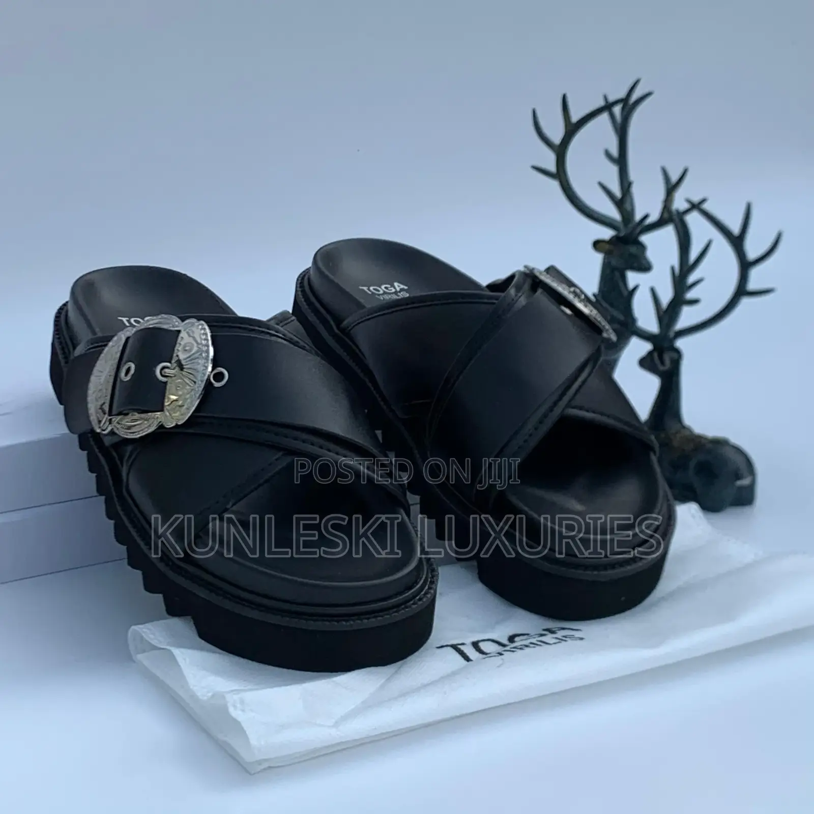 Original Toga Virilis Luxury Men Leather Slippers
