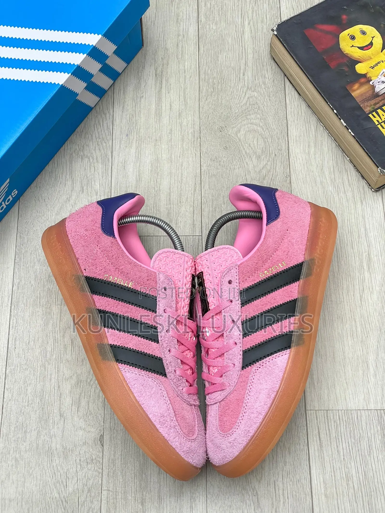 Original Adidas Gazelle Indoor Bliss Pink Sneakers