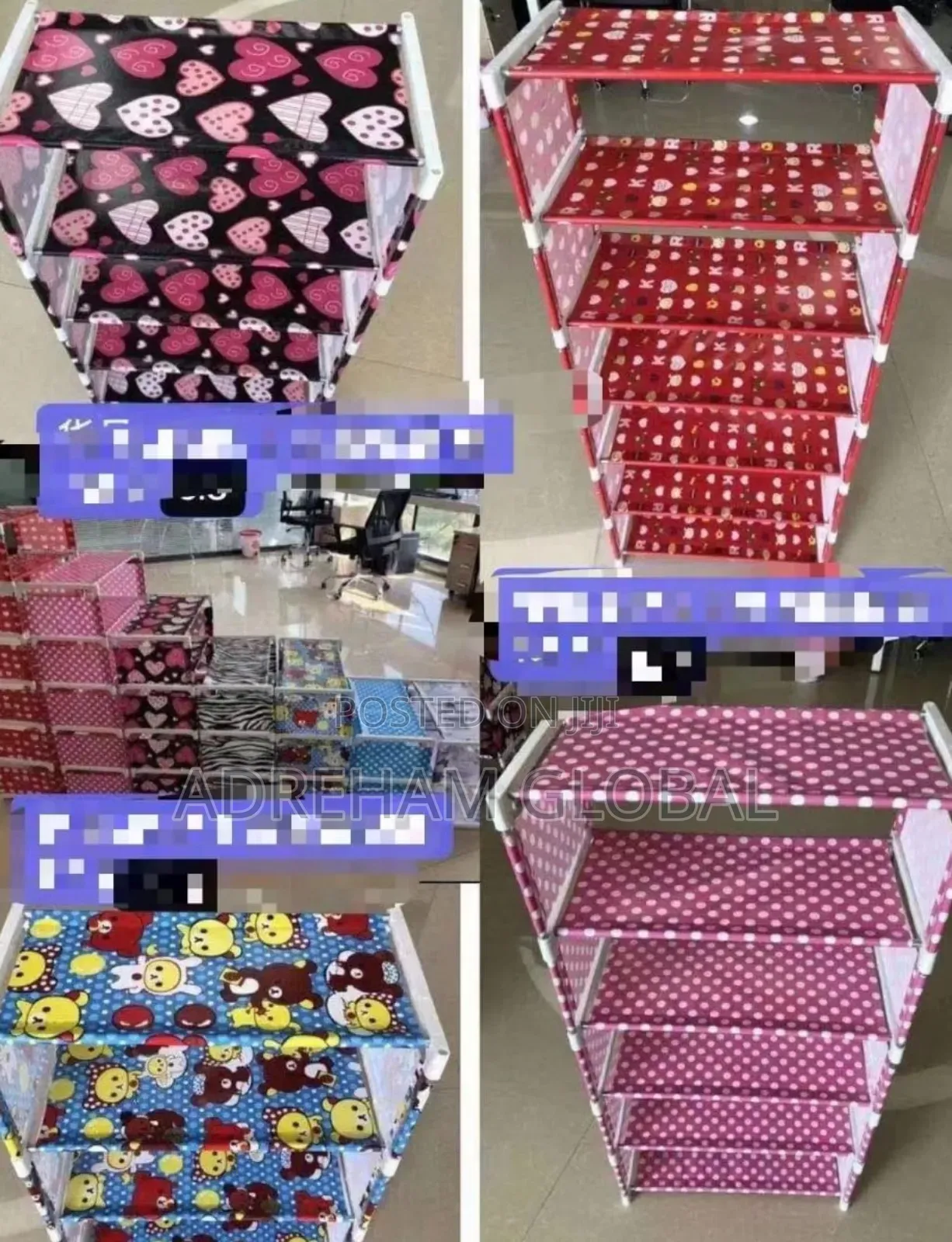 6 Layer Cloth Shoe Rack