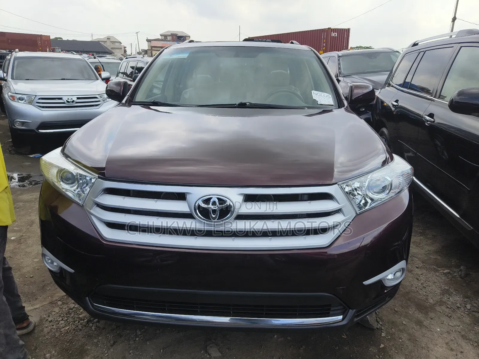 Toyota Highlander Limited 2012 Red
