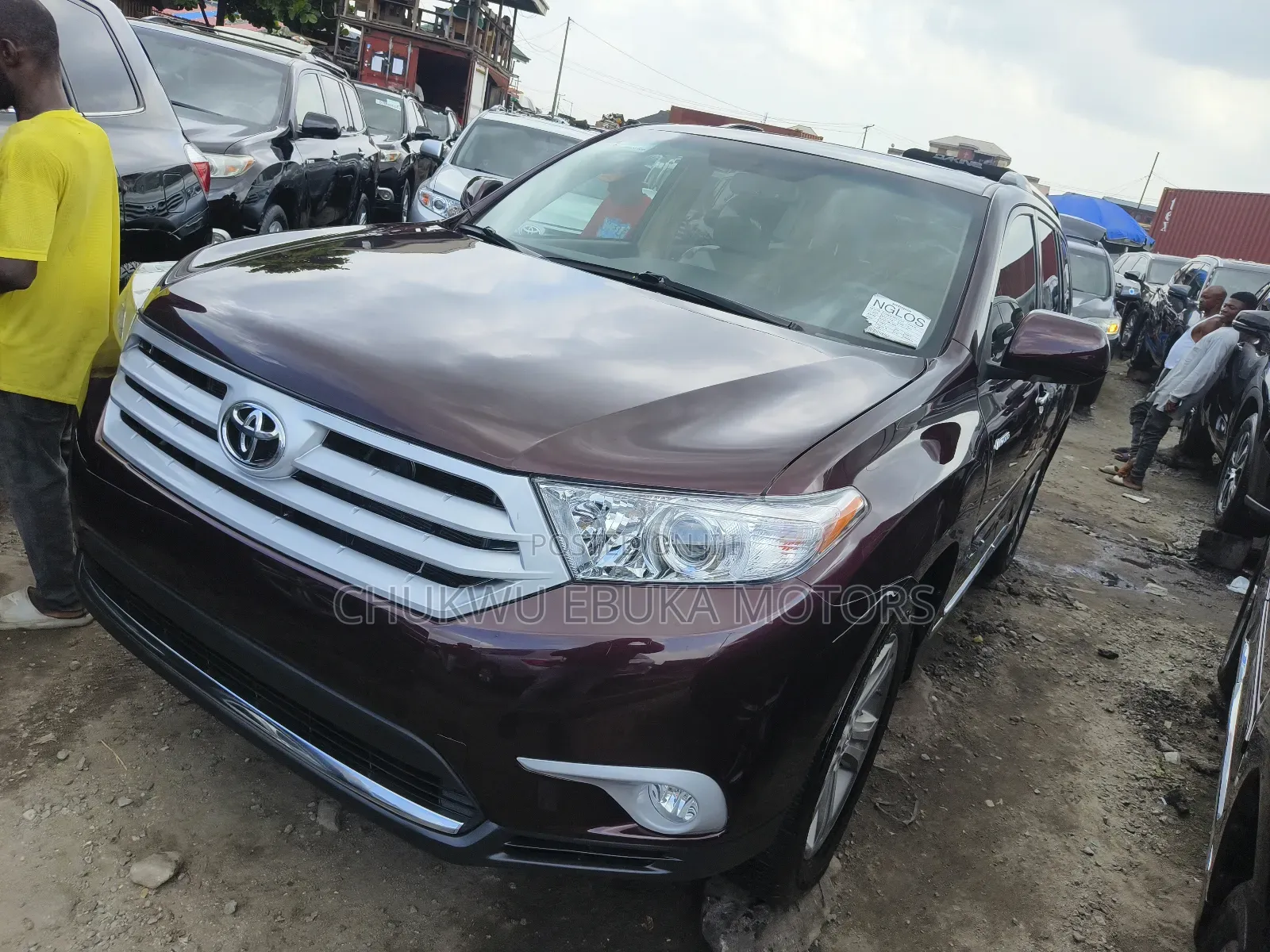 Toyota Highlander Limited 2012 Red