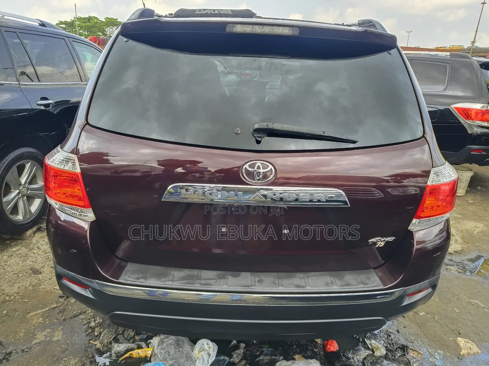Toyota Highlander Limited 2012 Red