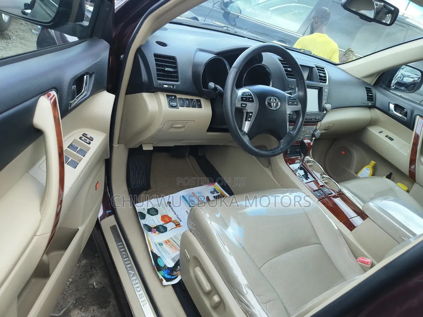 Toyota Highlander Limited 2012 Red