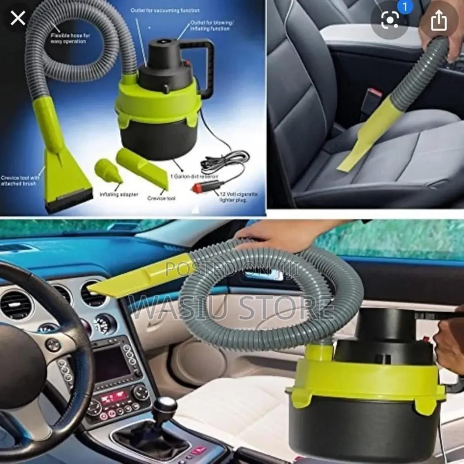 The Black Series Multifunction Wet Dry Auto Vacuum Cleaner