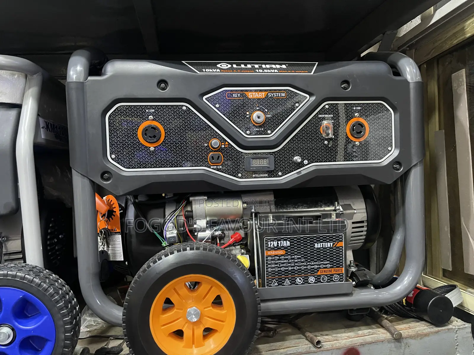 Complete 10kva Lutian Remote and Key Start Generator 100%