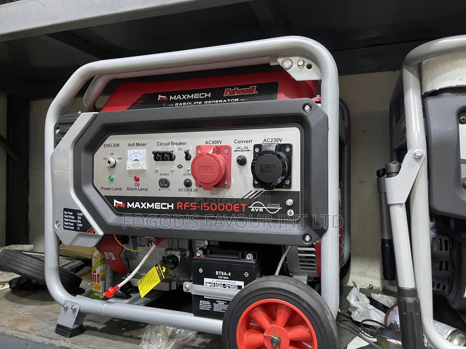 12 Kva MAXMECH Three Phase Generator 100%Copper