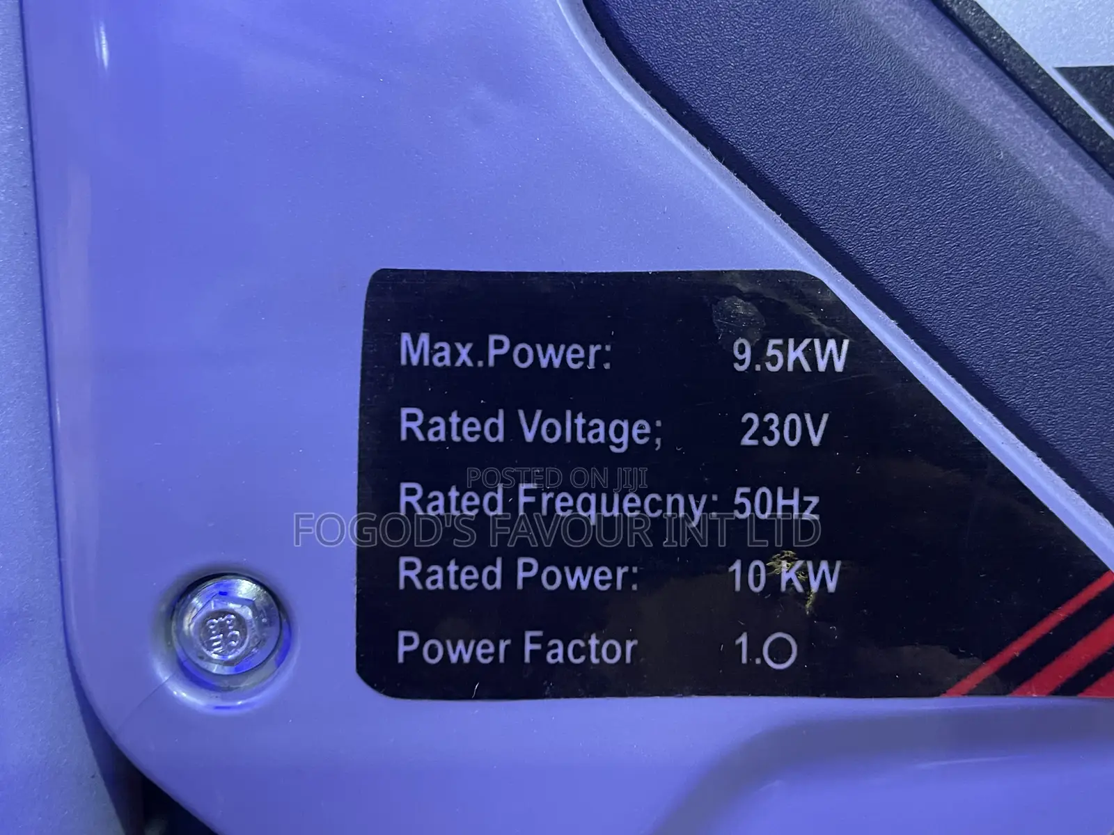 10kva Maxmech Petrol Generator 100% Copper Coil