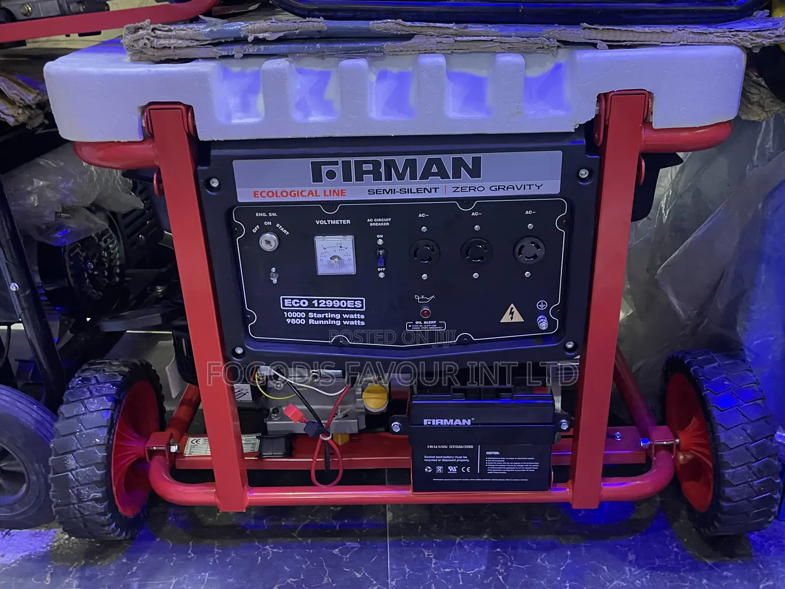 Firman 10kva Heavy Duty Semi-Silent Gasoline Generator.