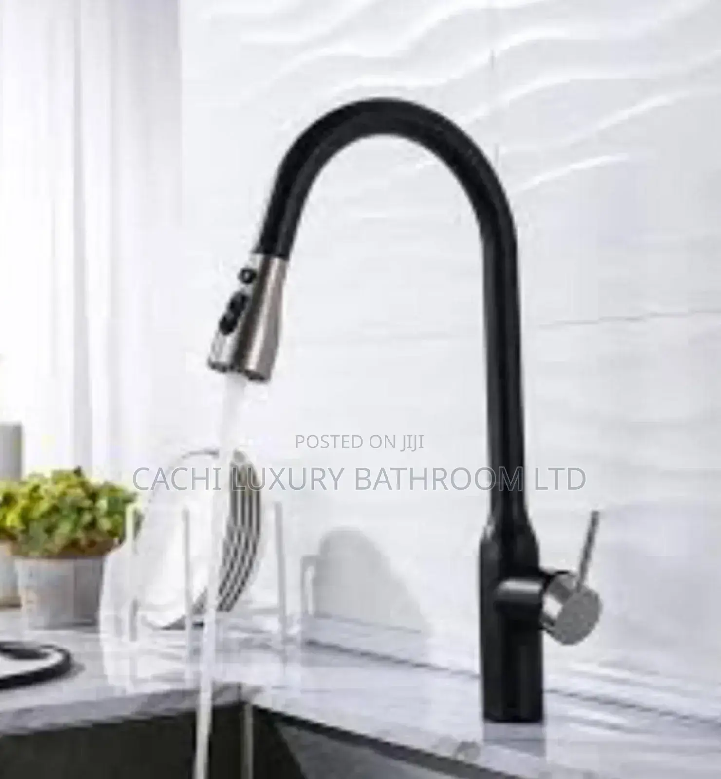 Black Pull Out Tap