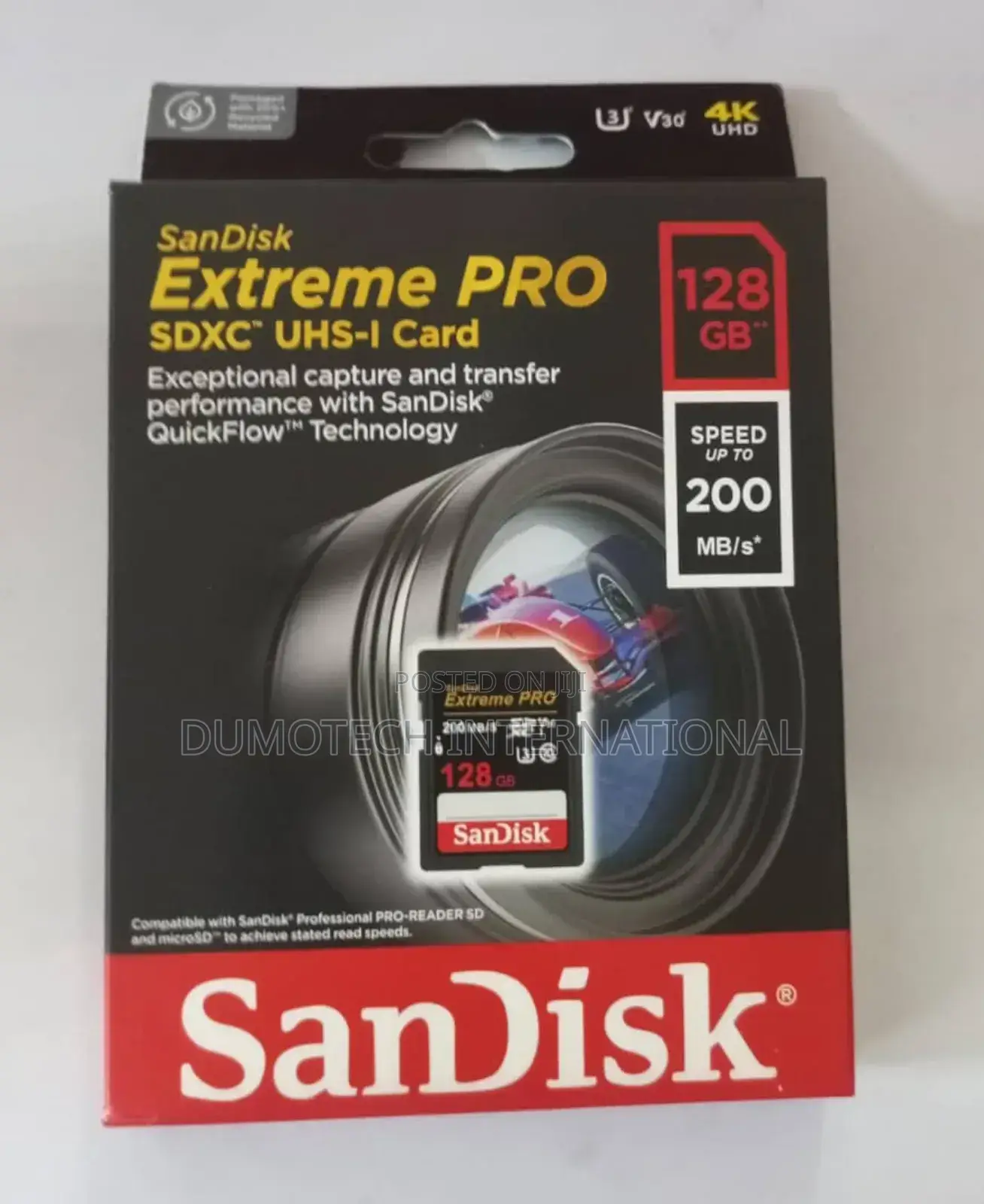 Sandisk 128gb 200mb/ S Extreme Pro SDXC Uhs-1 Card
