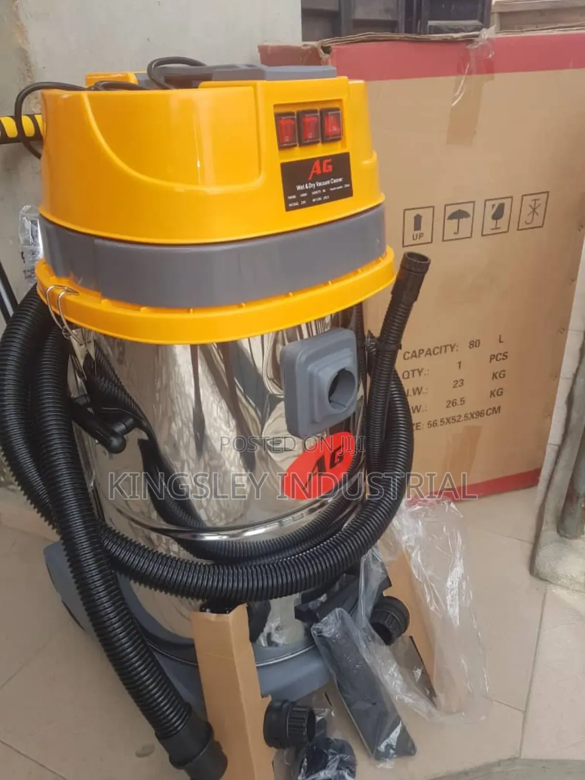 Wet and Dry Vacuum Cleaner 80liters Three Switch
